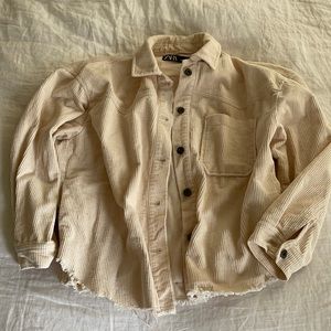 Zara Corduroy Shacket